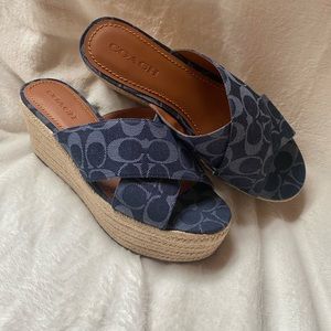 Brand new coach sandals